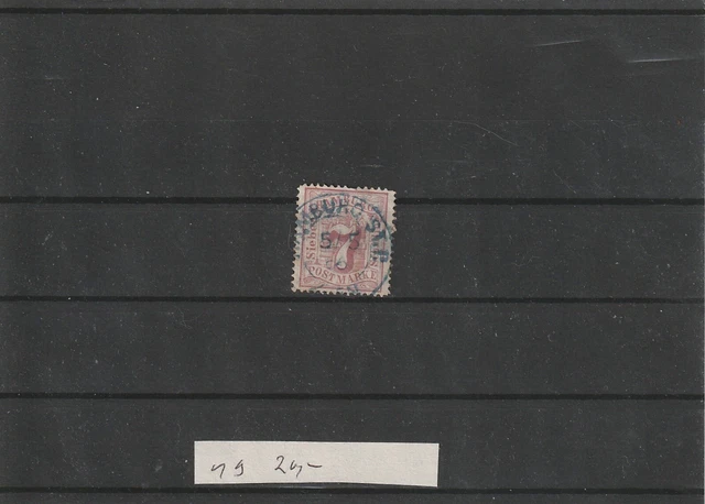 Briefmarken Altdeutschland Hamburg  Mi 19