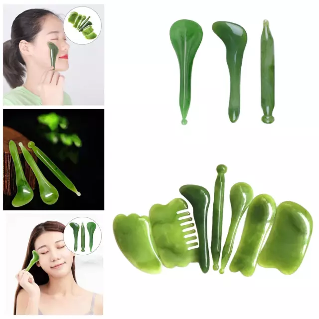 Gua Sha Scraping Tools, Naturharz, Gesichtshautstraffung, Kleine Rasur,