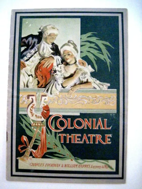 1911 Theatre Program "Colonial Theatre" Boston, "The Girl of my Dreams" Musical*