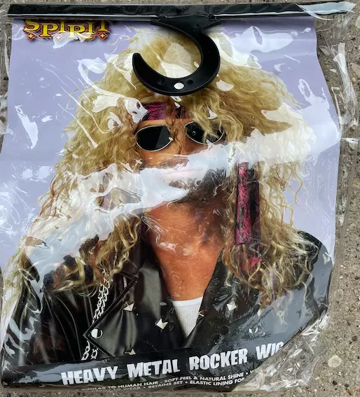 Spirit Blonde Heavy Metal Rocker Wig