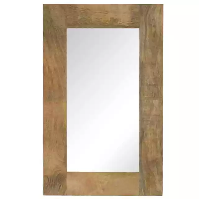 Solid Mango Wood Mirror Bathroom Wall Hanging Mirror 50x80cm/50x110cm vidaXL