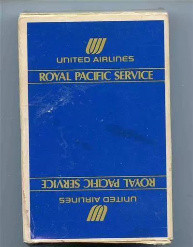 United Airlines Royal Pacific Service Sealed Deck of Playing Cards