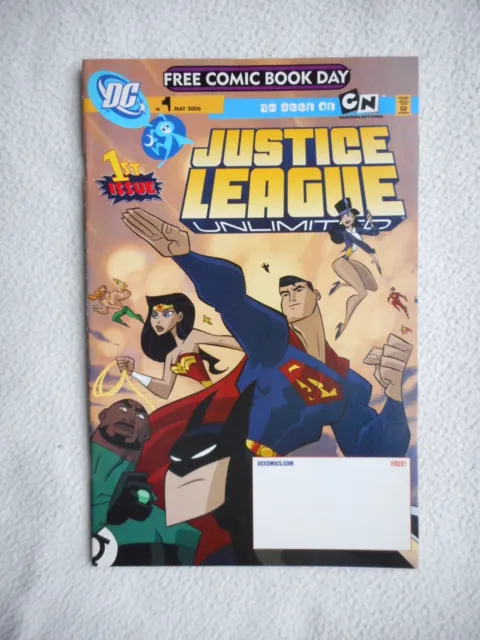 Justice League Unlimited N°1 2006 Free Comic Book Day Edition Vo Tbe / Very Fine