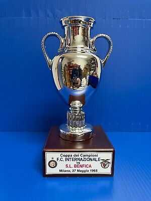 INTER FC MINIATURA "COPPA INTERCONTINENTALE" RESINA GALVANICA ORO/ARGENTO 