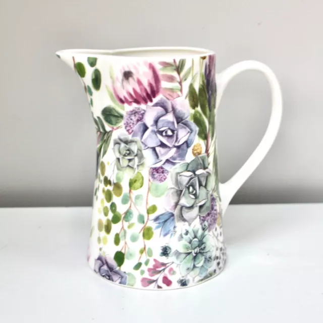 Beautiful Bone China Desert Blooms / Flowers Small Jug by Gisela Graham