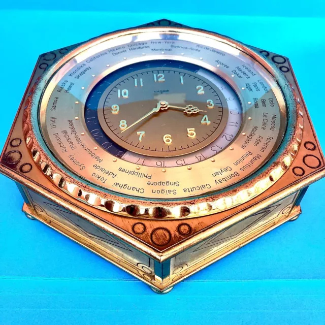 orologio da tavolo LUXOR ore del mondo swiss clock