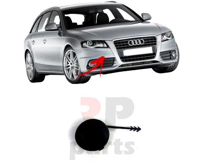 Per Audi A4 B8 07 - 11 Paraurti Anteriore Traino Occhiello Di Traino Tappo...