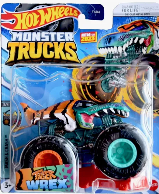 Hot Wheels - 2023 Monster Trucks Monster Trucks Live 5/8 Mega-Wrex  (BBHNW29)