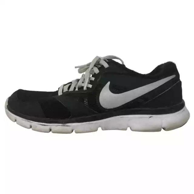 Nike Women Athletic Running Shoes Size 8.5 Black Gray Logo Very Flex Experience