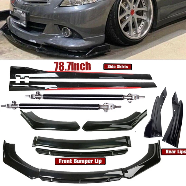 For Infiniti G35 Front Bumper Lip Spoiler Splitter 79" Side Skirts Rear Lip