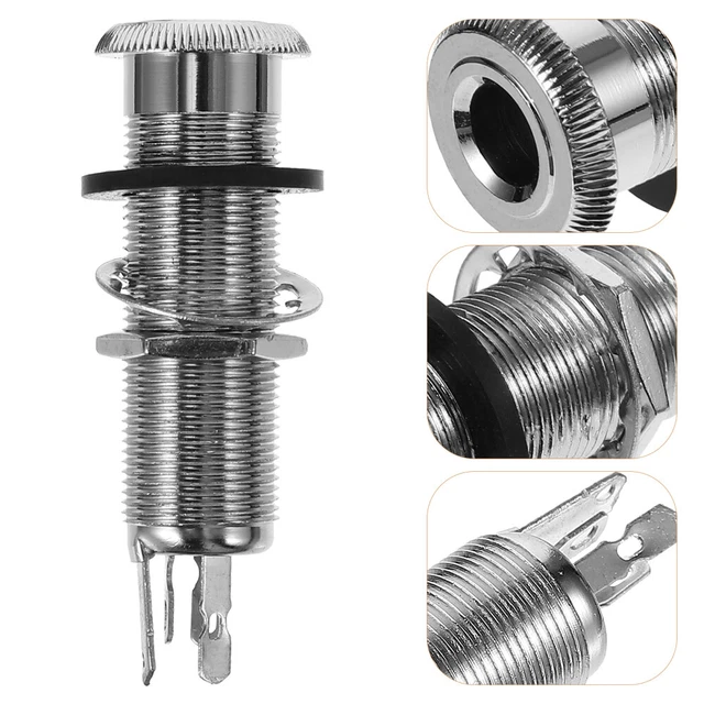 guitar stereo output jack 4 Pin Sangle De Guitare Mono Fiche À 4 Broches À Deux
