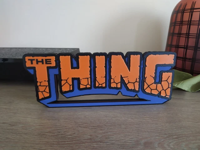 Enseigne Lumineuse 'The Thing' Marvel Comics - Neuf - Pour Exposition Collection
