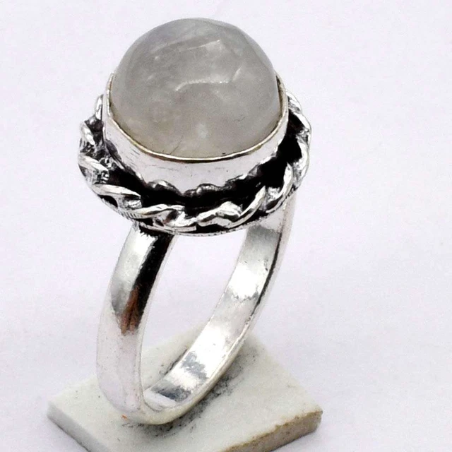 MILACOLATO Orecchini Donna Orecchini d'argento 925 Orecchini a Cerchio Irlandesi Con Nodo Celtico Orecchini a Cerchio Con Pietra Lunare Arcobaleno Orecchini a Cerchio Pendenti Con Leva