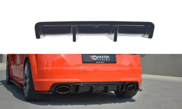 Heckdiffusor für Audi TT RS 8S Maxton Design Hochglanz schwarz mit ABE