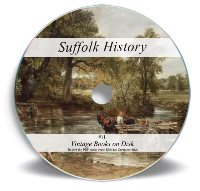 165 Rare Suffolk England History Books on DVD- Old Parish Registers Genealogy 11