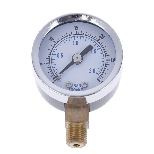 Pressure Gauge, 15PSI, 1/4 NPT