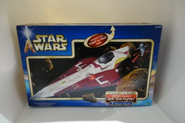 STAR WARS - ATAQUE DE LOS CLONES: OBI-WAN KENOBI'S JEDI STARFIGHTER Como nuevo en caja