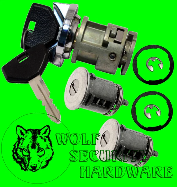 DODGE RAM 1990 Ignition Key Switch Cylinder & Door Lock Set * WITHOUT