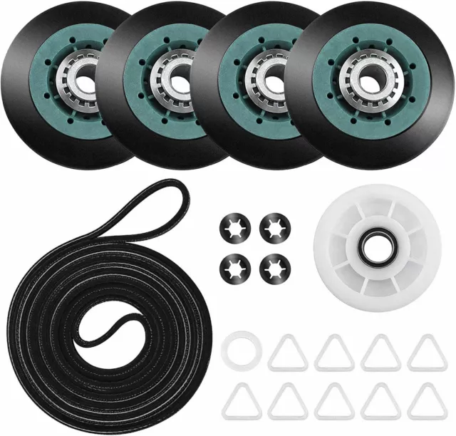 WED94HEAW1 Whirlpool Heavy Duty Dryer Rollers Pulley Belt Kit