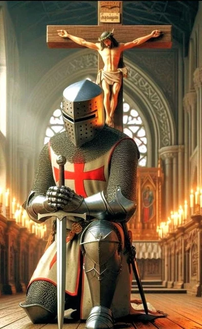 Sticker « Ancien chevalier templier », par ErianAndre