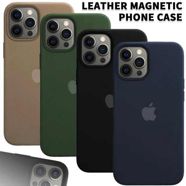 HOT For iPhone 15 Pro Max  Leather Case Cover with MagSafe Magnetic 2023