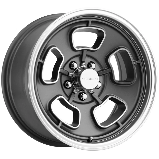 Vision 148 Shift 17x9 5x4.75" +0mm Gunmetal Wheel Rim 17" Inch