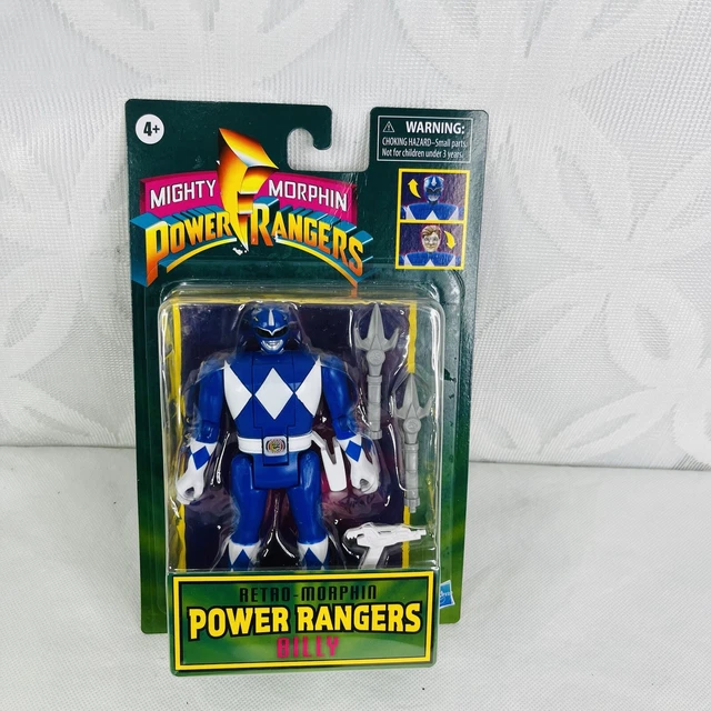 MIGHTY MORPHIN POWER Rangers Blue Ranger Billy Retro-Morphin Action ...