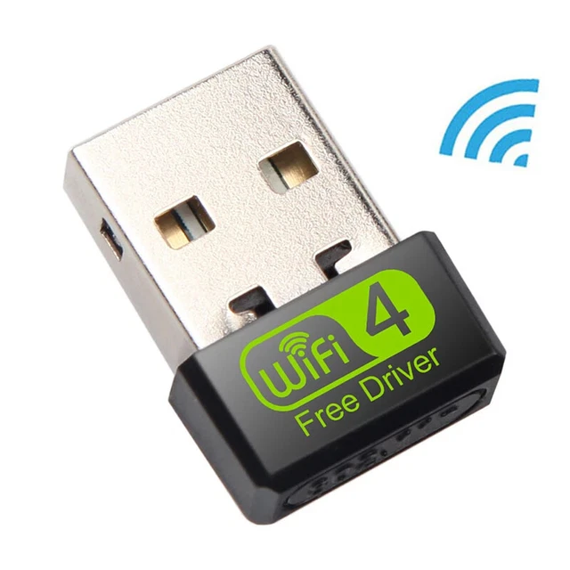Mini adaptateur Wi-Fi USB 150 Mbps SANS DRIVER PC dongle ethernet carte réseau