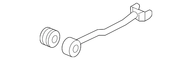 OEM NEW 2005-10 Kia Sportage Left or Right Side Trailing Arm Assembly 551102E002