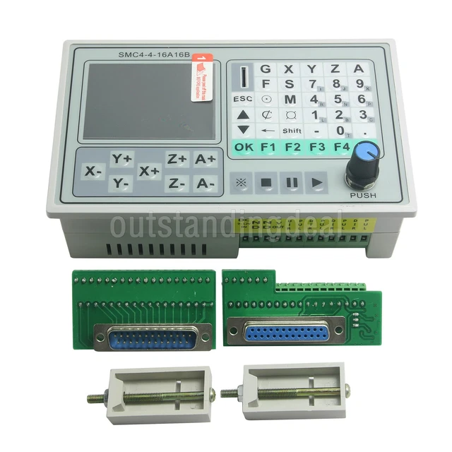 Smc4 SMC4-4-16A16B CNC 4 Axis Offline Controller Motion Control Board 50KHZ ...