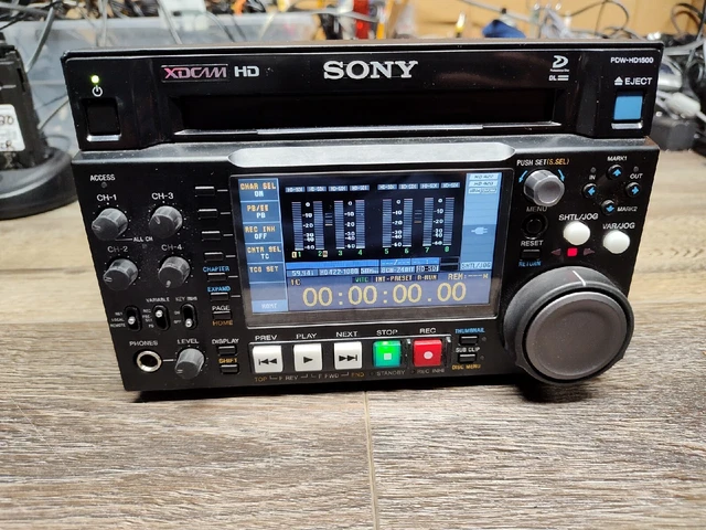 Sony PDW-HD1500 XDCAM HD Professional Disc Recorder