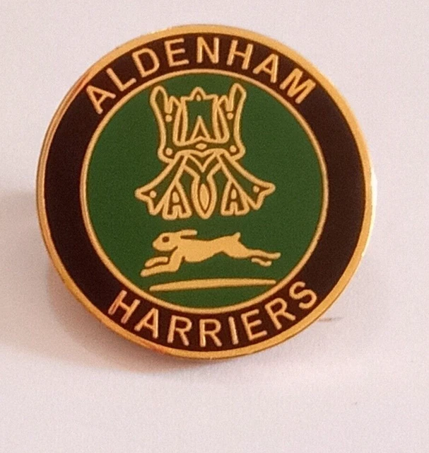 ENAMEL HUNT BADGE Aldenham Harriers Hare Hounds Hunting £9.99 PicClick UK