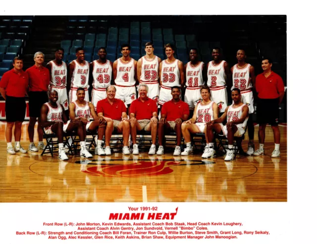 Rony Seikaly Miami Heat NBA Basketball Unsigned Glossy 8x10 Photo A