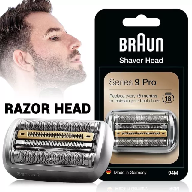 UK NEW Braun Series 9 Pro Shaver Head Replacement 94M - SEE DETAILS