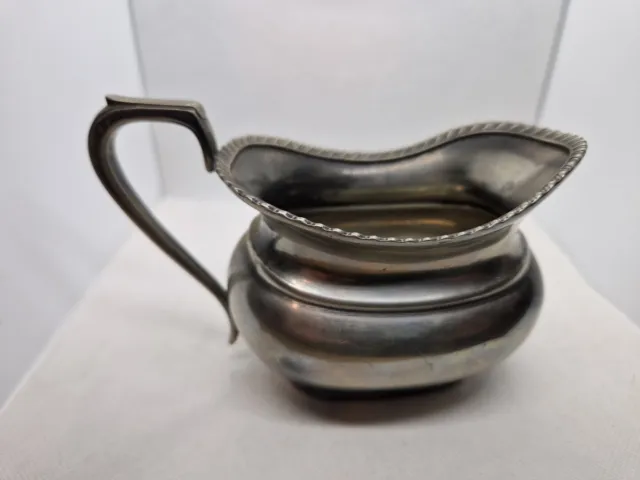 Vintage silver-plated milk/cream jug. 6 inches X 3.5 inches