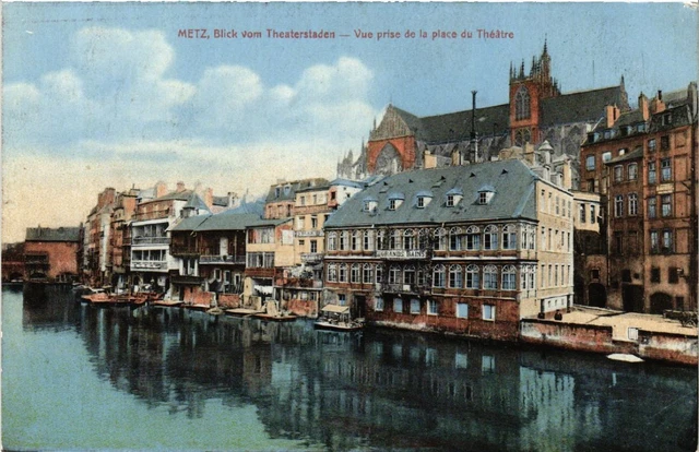 CPA AK METZ view from the theatre stadium view taken from the place du Theatre (454802)