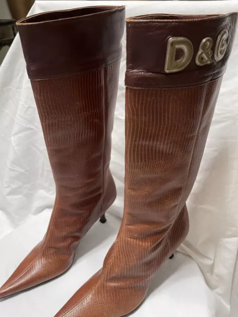 Vintage Dolce & Gabbana Calf Boots