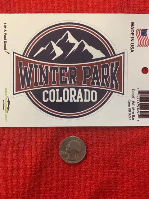 Winter Park Ski Resort Souvenir Sticker Winter Park Colorado ⛷🏂