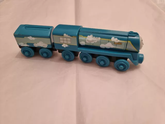 Thomas The Tank & Friends WOODEN ROLL N WHISTLE CONNOR WOOD LIGHT & SOUNDS TRAIN