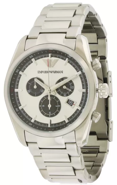 Emporio Armani Stainless Steel Chronograph Mens Watch AR6007