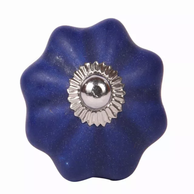Cupboard Cabinet Pull Handles Floral Ceramic Cabinet Drawers Door Knobs