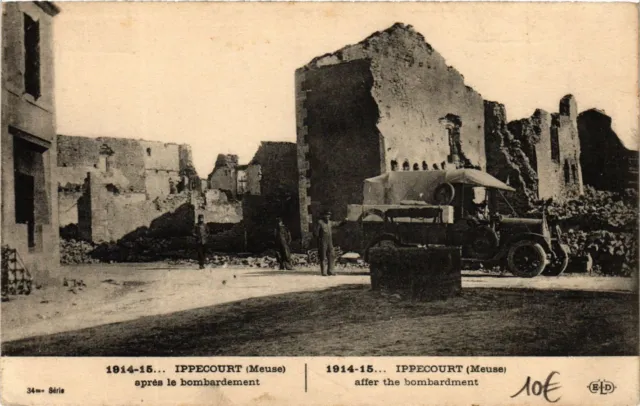 CPA AK Militaire - Ippecourt after the bombing (698390)