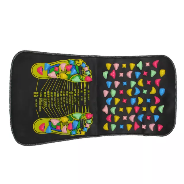 Foot Acupuncture Massage Pad Reflexology Walk Stone Mat Pad for Relax Body Pain 3