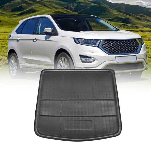 Cargo Trunk Tray Cargo Liner Rear Cargo Trunk Floor Mat for Ford Edge 2015-2018