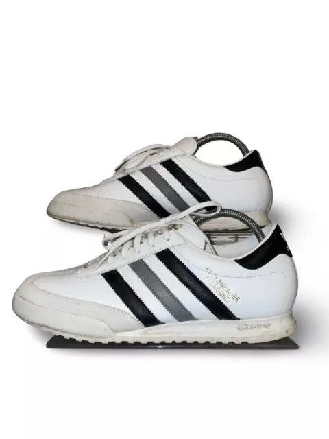 ADIDAS ORIGINALS BECKENBAUER All Round White Trainers Mens UK 9