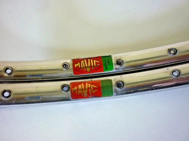 Jantes Mavic Module E 700 C - 36 Trous - Étiquettes Rouge/vert - Lot De 2 Paires