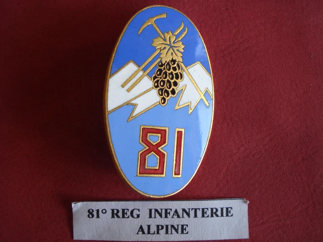 Insigne Militaire 159e Régiment Infanterie Alpine – Arthus Bertrand, France, Occasion