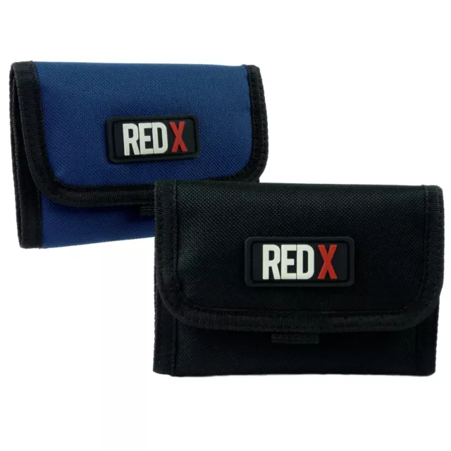 Mens Boys Canvas Tri-Fold Wallet by RED X Credit/Debit Card 2 Colours Change ...