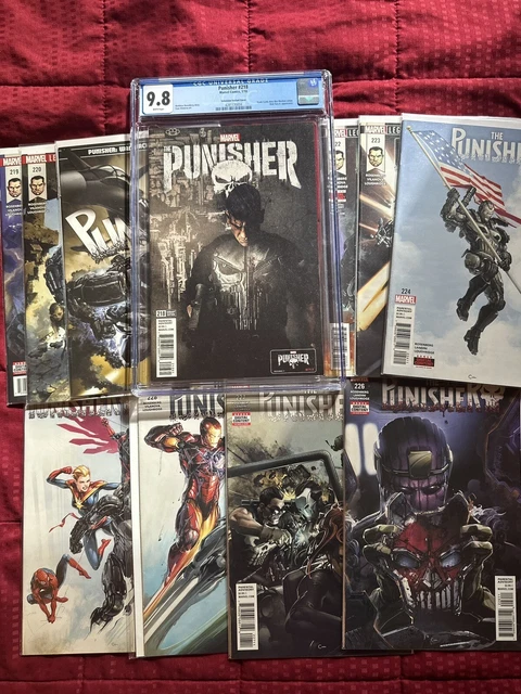 PUNISHER #218 CGC 9.8 WAR MACHINE JON BERNTHAL W Full story #219-228