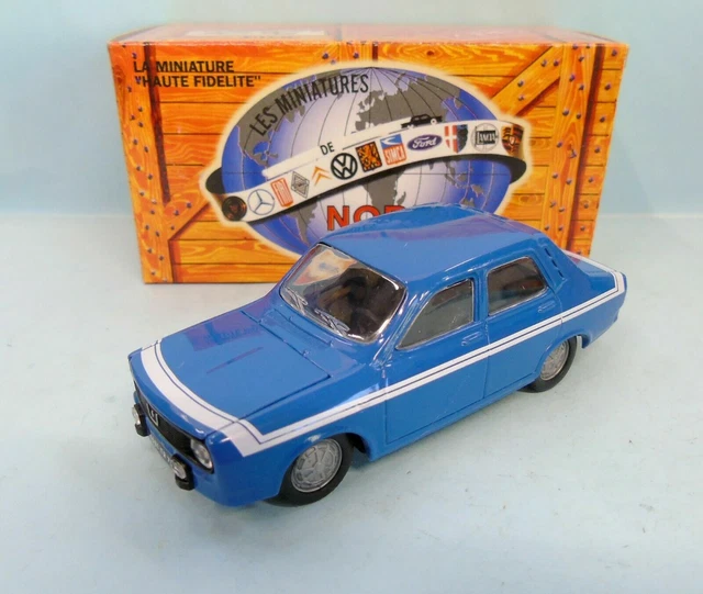 RENAULT 12 Gordini 1971 Bleu de France Voiture de Collection NOREV 1/18